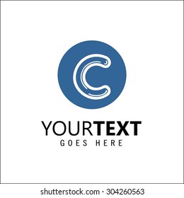 Modern and flat alphabetical logo design in vector on white background.