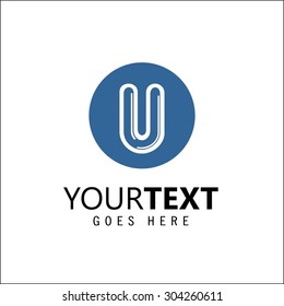 Modern and flat alphabetical logo design in vector on white background.