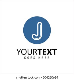 Modern and flat alphabetical logo design in vector on white background.