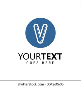Modern and flat alphabetical logo design in vector on white background.