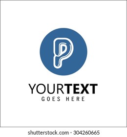 Modern and flat alphabetical logo design in vector on white background.