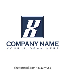 Modern and flat alphabetical logo design in vector on white background of X