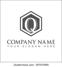 Modern and flat alphabetical logo design in vector on white background of 