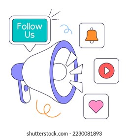 Modern flat animated design of analytic research 