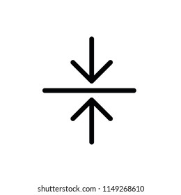 Modern flat arrow icon