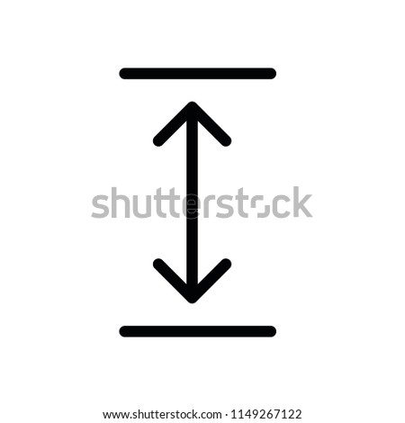 Modern flat arrow icon