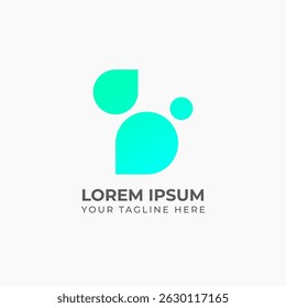 Modern flat B letter rabbit logo design suitable for technology company startup logos