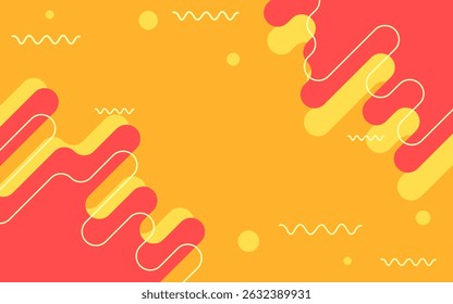 Modern flat colorful geometric background