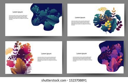 Modern flat concept web banners. Modern vector illustration for website and mobile development. Template for banner, broshures, flyers.