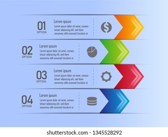 Modern flat customizable vector info graphic elements, with space for text. Business info graphic elements. Educational info graphic elements.