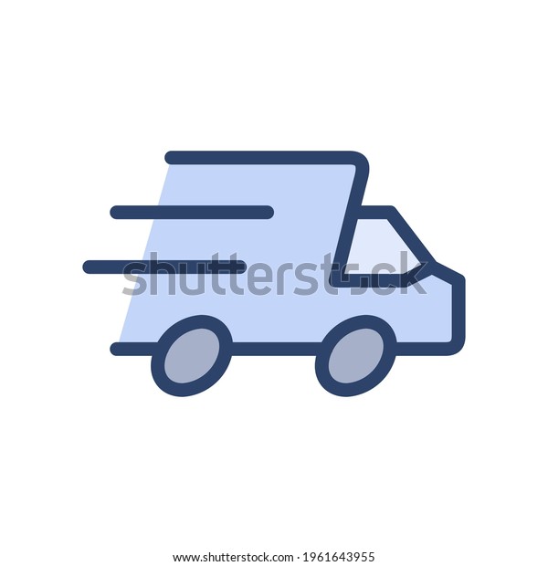 Modern flat delivery\
illustration icon