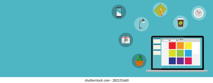 Modern Flat Design Banner for your Business Vector Illustration EPS10