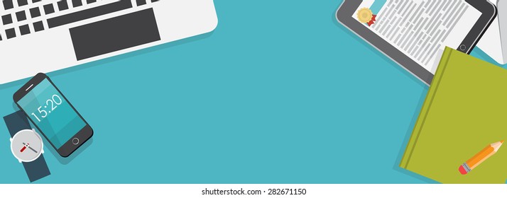 Modern Flat Design Banner for your Business Vector Illustration EPS10
