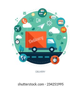 Modern flat design business vector infographics illustration