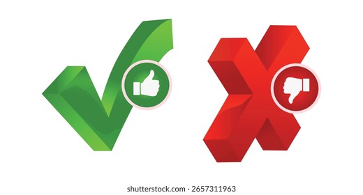 Modern flat design Checkmark icon set Check box icon with correct accept checkmark icons tick box checked. Approve symbol check mark icon vector symbol, sign, yes right Design