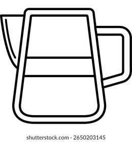 Modern Flat Design Coffee Jar Illustration