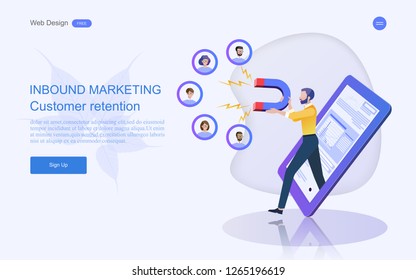 Modern flat design concept of marketing for banner and website templates Strategy and content management, analysis including marketing promotion, vector illustration.