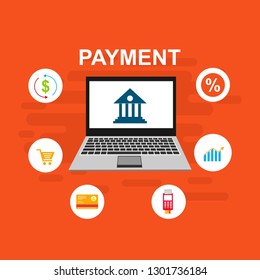 Modern flat design concept of Online Shopping for website and mobile website. Landing page template. Easy to edit and customize. Vector illustration - Vector
