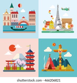 Modern flat design conceptual illustration.