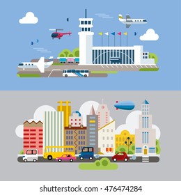 Modern flat design conceptual illustration.
