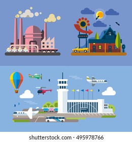 Modern flat design conceptual illustration.