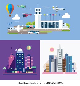 Modern flat design conceptual illustration.