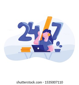 Modern flat design isometric concept of Online Banking for banner and website. Secure payment method , Security account and customer support.