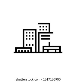 Modern flat design isometric concept of Smart City for website and mobile website. Stock vector illustration isolated on white background.