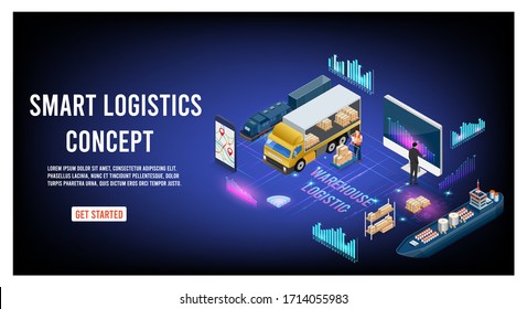 1,331 Smart logistic isometric Images, Stock Photos & Vectors ...