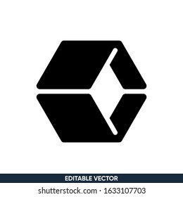 modern flat design letter C logo vector