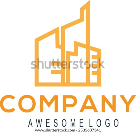 Modern Flat Design Printing House Logo Template