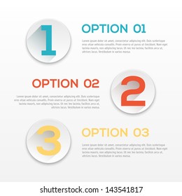 Modern flat design template