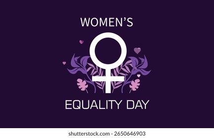 Modern Flat Design Template for Women’s Equality Campaign