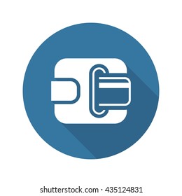 Modern Flat Digital Wallet concept Illustration