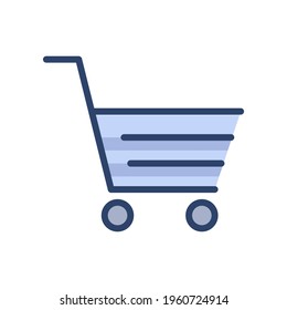 Modern flat e-commerce card illustration icon
