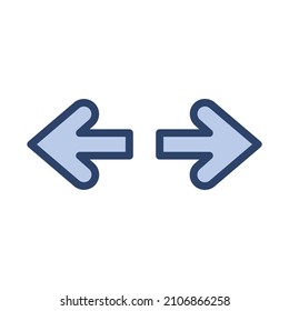 Modern flat enlarge symbol icon