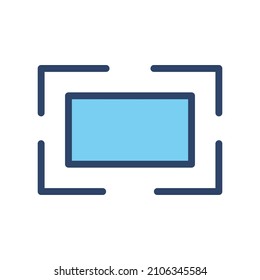 Modern flat expand window icon