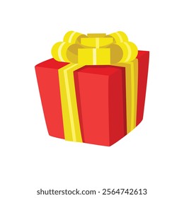 Modern flat Gift icon isolated vector on white background