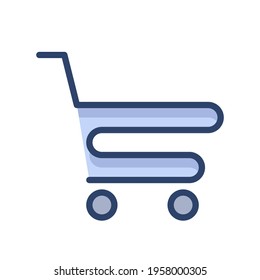 Modern flat grocery art illustration icon