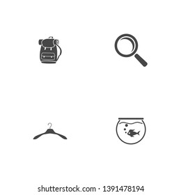 Conjunto moderno de tecnología de iconos planos.
Concepto de tecnología digital, ilustración vectorial. Iconos comerciales.
