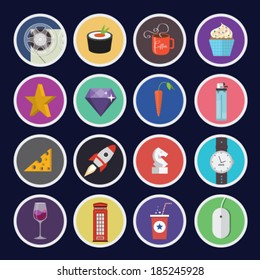 Modern flat icons