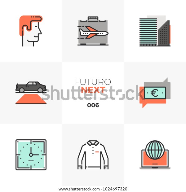 Modern flat icons set of doing business,
client and corporate event. Unique color flat graphics elements
with stroke lines Premium quality vector pictogram concept for web,
logo, branding,
infographic