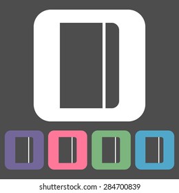Modern flat icons vector collection of  Notebooks elements