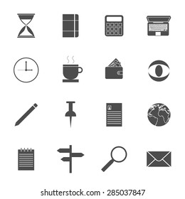 Modern flat icons vector collection of computer elements