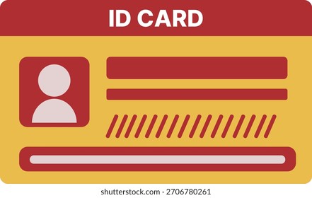 Design moderno da placa de identificação plana