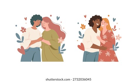 A modern flat illustration