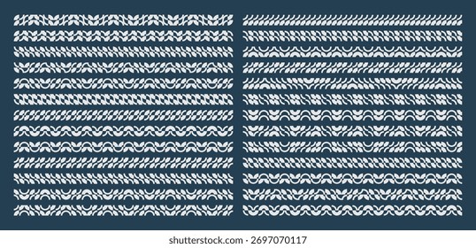 Conjunto de diseño de divisor abstracto de curva de línea plana moderna