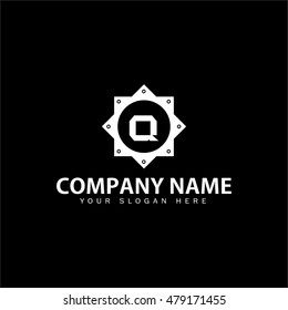 Modern flat logo design for repair, construction, hardware companies.