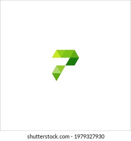 Modern flat logotypes. Letter P icon