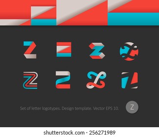 Modern flat logotypes. Letter Z icon.